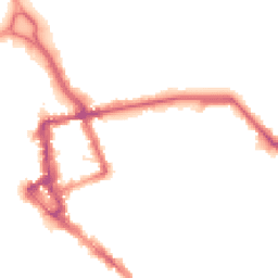 Night-time road noise heatmap for CA1 1HJ