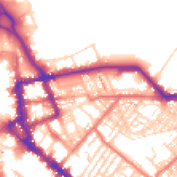 Daytime road noise heatmap for CA1 1HL