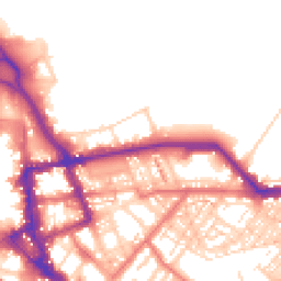 Daytime road noise heatmap for CA1 1HP