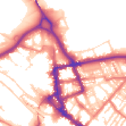 Daytime road noise heatmap for CA1 1JA
