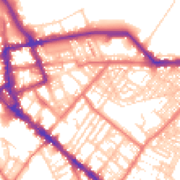 Daytime road noise heatmap for CA1 1JS