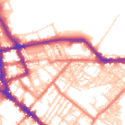 Daytime road noise heatmap for CA1 1JU