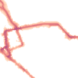 Night-time road noise heatmap for CA1 1JX