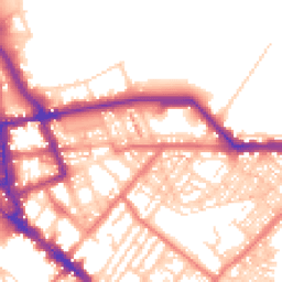 Daytime road noise heatmap for CA1 1JZ
