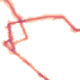 Night-time road noise heatmap for CA1 1LB