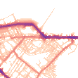 Daytime road noise heatmap for CA1 1LG