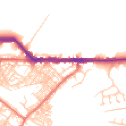Daytime road noise heatmap for CA1 1LH