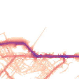 Daytime road noise heatmap for CA1 1LS
