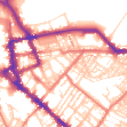 Daytime road noise heatmap for CA1 1NG