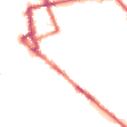Night-time road noise heatmap for CA1 1RX
