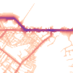 Daytime road noise heatmap for CA1 2AU