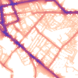 Daytime road noise heatmap for CA1 2BH
