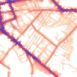 Daytime road noise heatmap for CA1 2EU