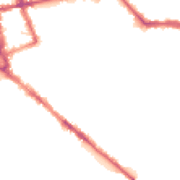 Night-time road noise heatmap for CA1 2EU