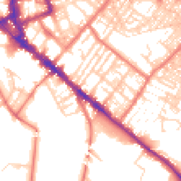 Daytime road noise heatmap for CA1 2GT