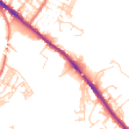 Daytime road noise heatmap for CA1 2PJ