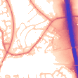 Daytime road noise heatmap for CA1 2PP