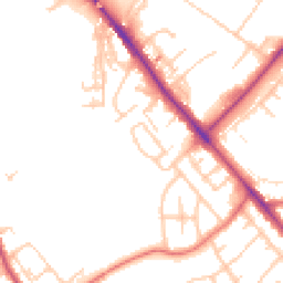 Daytime road noise heatmap for CA1 2RF
