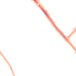 Night-time road noise heatmap for CA1 2SS