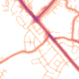 Daytime road noise heatmap for CA1 3AE