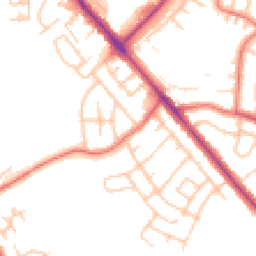 Daytime road noise heatmap for CA1 3AH