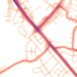 Daytime road noise heatmap for CA1 3BF