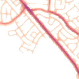 Daytime road noise heatmap for CA1 3BQ