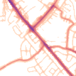 Daytime road noise heatmap for CA1 3DF