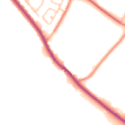 Daytime road noise heatmap for CA1 3DP