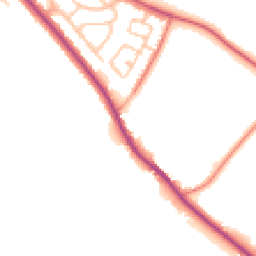 Daytime road noise heatmap for CA1 3DR