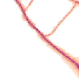 Daytime road noise heatmap for CA1 3DZ