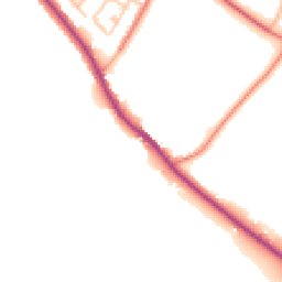 Daytime road noise heatmap for CA1 3EA