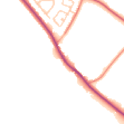 Daytime road noise heatmap for CA1 3EB