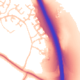Daytime road noise heatmap for CA1 3FZ