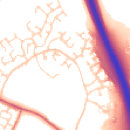 Daytime road noise heatmap for CA1 3GJ