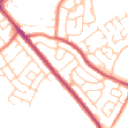 Daytime road noise heatmap for CA1 3LG