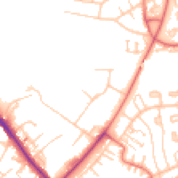 Daytime road noise heatmap for CA1 3NW