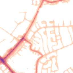Daytime road noise heatmap for CA1 3PB