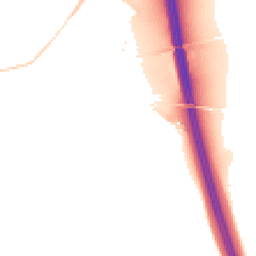 Night-time road noise heatmap for CA1 3RX