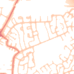 Daytime road noise heatmap for CA1 3SJ