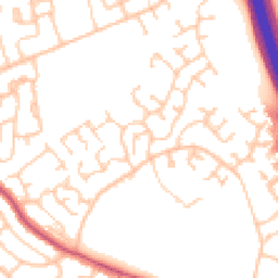 Daytime road noise heatmap for CA1 3TG