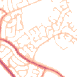Daytime road noise heatmap for CA1 3TH
