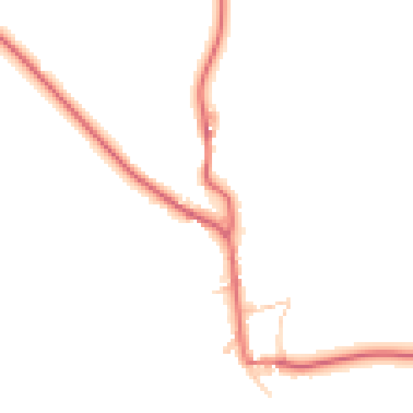 Daytime road noise heatmap for CA11 0AP