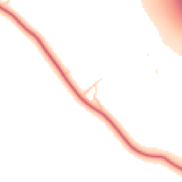 Daytime road noise heatmap for CA11 0AQ