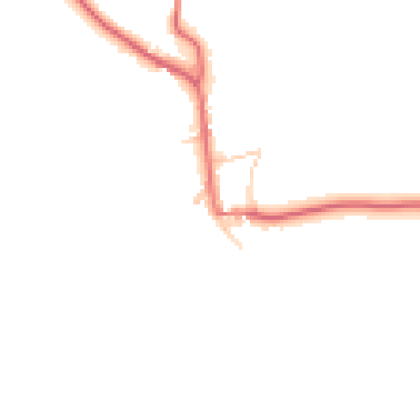 Daytime road noise heatmap for CA11 0AU