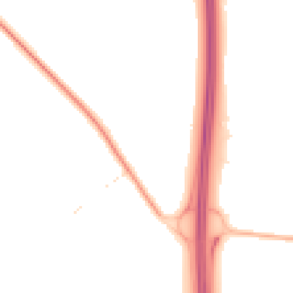 Night-time road noise heatmap for CA11 0BJ