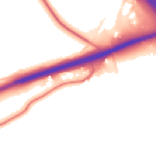 Daytime road noise heatmap for CA11 0DT