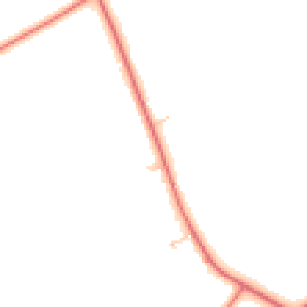 Daytime road noise heatmap for CA11 0HT