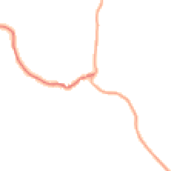 Daytime road noise heatmap for CA11 0JY