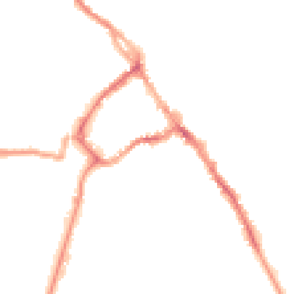 Night-time road noise heatmap for CA11 7HT